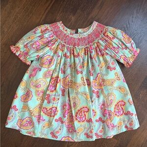 Southern Tots  Paisley Kids Smocked Blouse